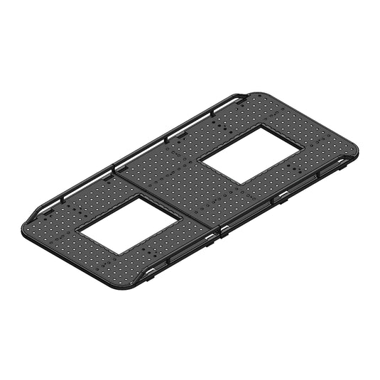 RB Components 144" Sprinter Van HR Roof Rack - 2 Vents - VanAccessories.com