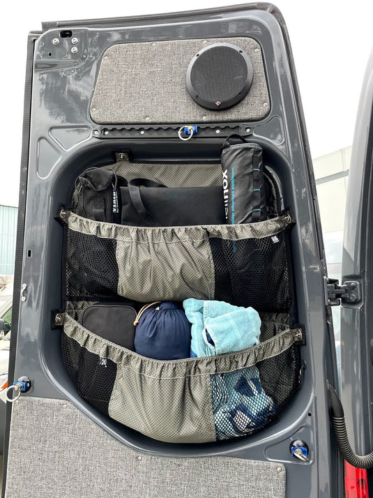 Sprinter Van Rear Door Window Multi Compartment Stuff Bag