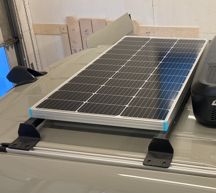 Sprinter Van Solar Panel Crossbars by VanAccessories.com