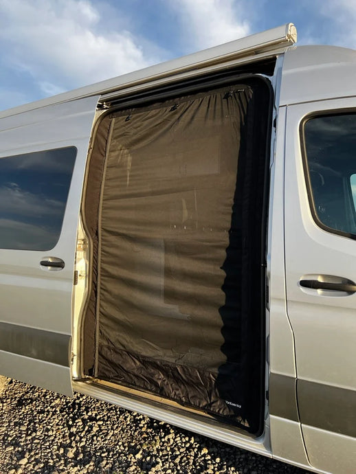 Sprinter Sliding Door Bugscreen (2019-Newer, High-Roof) - VanAccessories.com