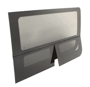 CRL 2007-2019 OEM Design 'All-Glass' Look Sprinter Van T-Vent Passenger Side Sliding Door Window - VanAccessories.com