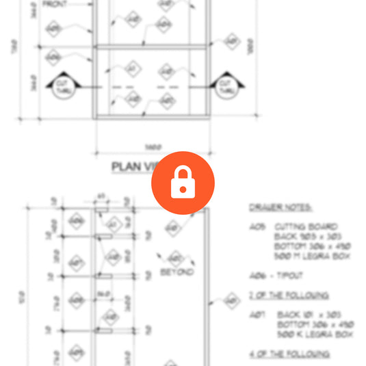 Camper Van Conversion Galley Cabinet Plans: Downloadable PDF - VanAccessories.com