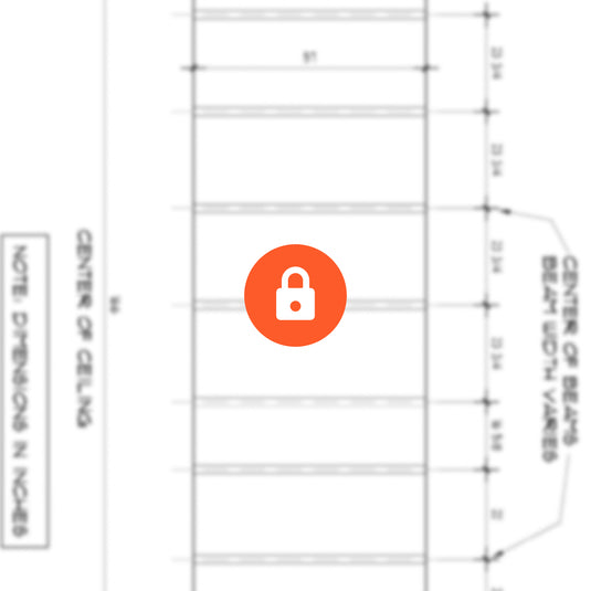 2019+ 170" Sprinter Camper Van Ceiling Beams Plan: Downloadable PDF - VanAccessories.com