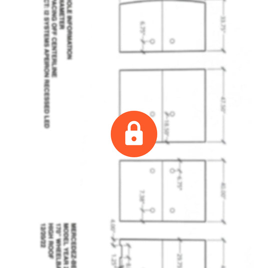 170" Sprinter High Roof Ceiling Plans: Downloadable PDF - VanAccessories.com