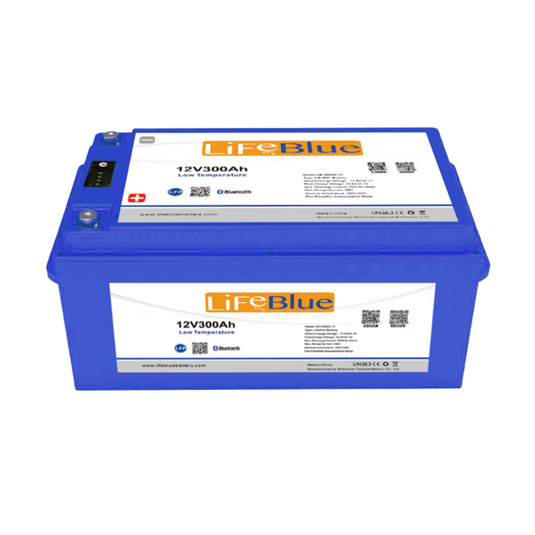 LiFeBlue Battery  12 Volt, 300AH  Model LB12300D-L - VanAccessories.com